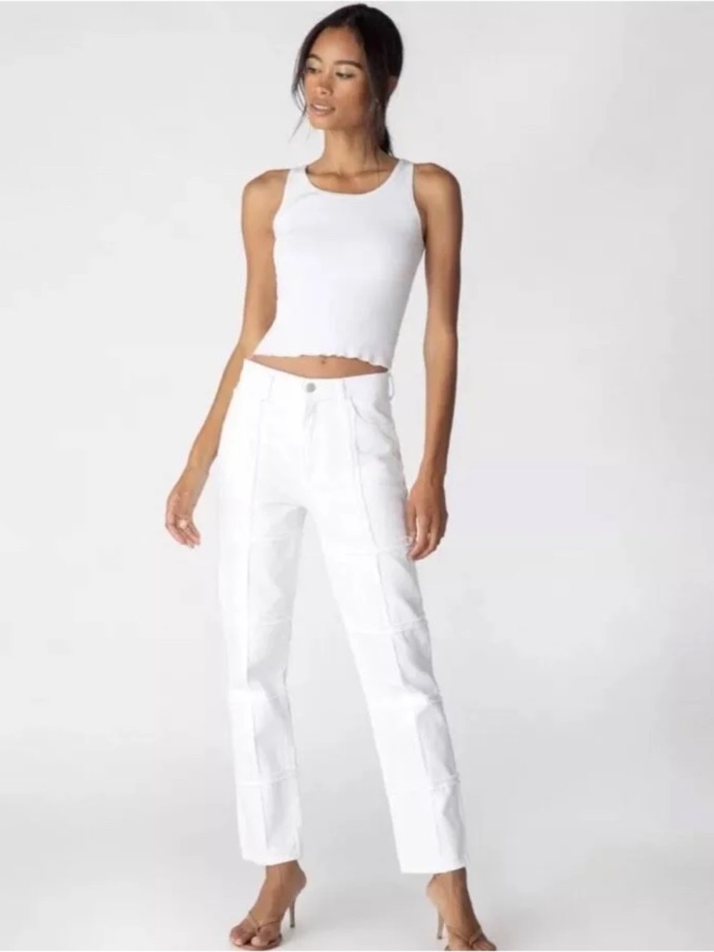 NWT J Brand Off the Grind White Jeans